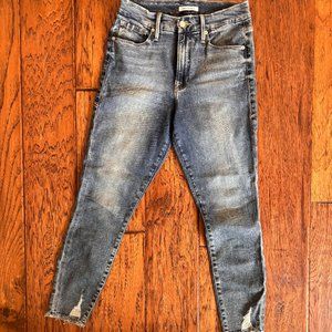 Good American Good Waist Distressed